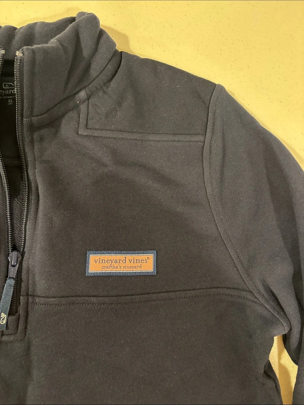 Vineyard Vines Kid’s Navy Quarter-Zip Pullover